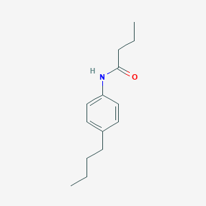 molecular formula C14H21NO B291585 N-(4-butylphenyl)butanamide 