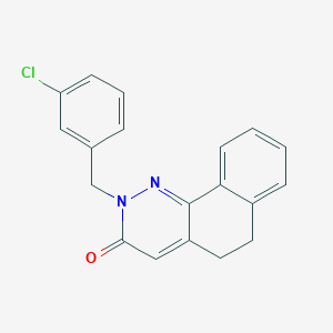 2-(3-chlorobenzyl)-5,6-dihydrobenzo[h]cinnolin-3(2H)-one