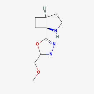2-[(1S,5S)-2-Azabicyclo[3.2.0]heptan-1-yl]-5-(methoxymethyl)-1,3,4-oxadiazole