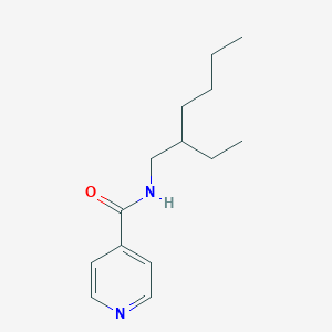 molecular formula C14H22N2O B291590 N-(2-ethylhexyl)pyridine-4-carboxamide 
