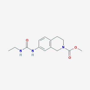 methyl 7-(3-ethylureido)-3,4-dihydroisoquinoline-2(1H)-carboxylate