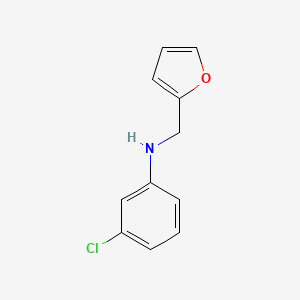 molecular formula C11H10ClNO B2915921 3-chloro-N-(furan-2-ylmethyl)aniline CAS No. 51597-76-3