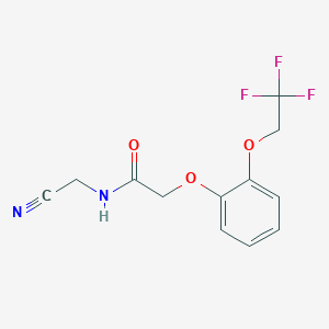 N-(cyanomethyl)-2-[2-(2,2,2-trifluoroethoxy)phenoxy]acetamide