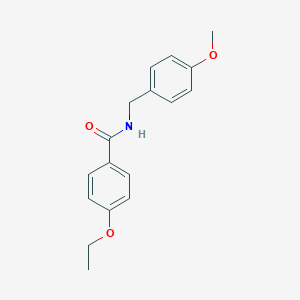 molecular formula C17H19NO3 B291593 4-ethoxy-N-[(4-methoxyphenyl)methyl]benzamide 