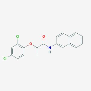 molecular formula C19H15Cl2NO2 B291594 2-(2,4-dichlorophenoxy)-N-(2-naphthyl)propanamide 