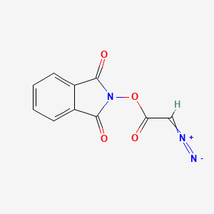 molecular formula C10H5N3O4 B2915973 1,3-Dioxoisoindolin-2-YL 2-diazoacetate CAS No. 816437-80-6