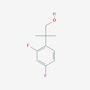 molecular formula C10H12F2O B2916009 2-(2,4-Difluorophenyl)-2-methylpropan-1-ol CAS No. 1368926-75-3