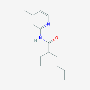 2-ethyl-N-(4-methyl-2-pyridinyl)hexanamide