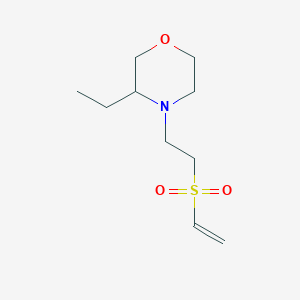 4-(2-Ethenylsulfonylethyl)-3-ethylmorpholine