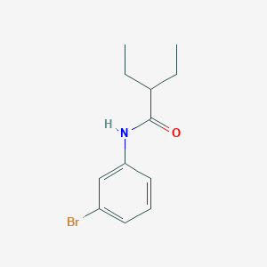 molecular formula C12H16BrNO B291603 N-(3-bromophenyl)-2-ethylbutanamide 