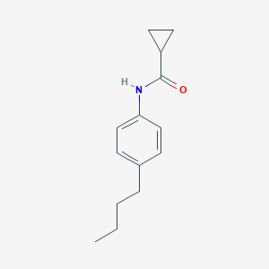 molecular formula C14H19NO B291604 N-(4-butylphenyl)cyclopropanecarboxamide 