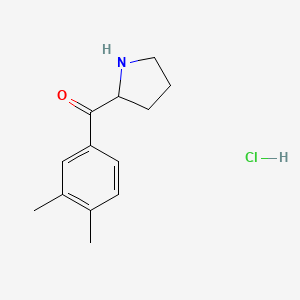 2-(3,4-Dimethylbenzoyl)pyrrolidine hydrochloride