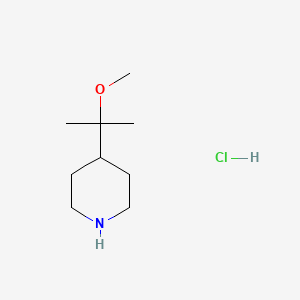 B2916123 4-(1-Methoxy-1-methyl-ethyl)-piperidine hydrochloride CAS No. 2418671-56-2