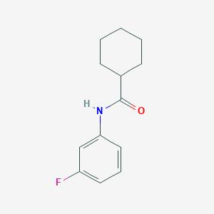 N-(3-fluorophenyl)cyclohexanecarboxamide