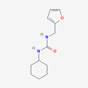 molecular formula C12H18N2O2 B2916154 1-环己基-3-(呋喃-2-基甲基)脲 CAS No. 200058-87-3