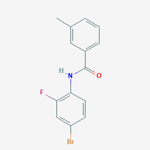 N-(4-bromo-2-fluorophenyl)-3-methylbenzamide