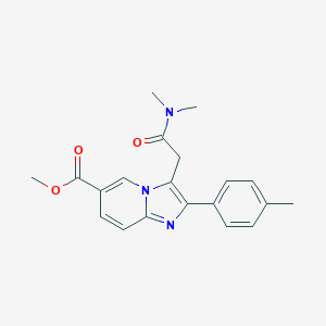 molecular formula C20H21N3O3 B029162 Zolpidem 6-Carboxylic Acid Methyl Ester CAS No. 917252-81-4