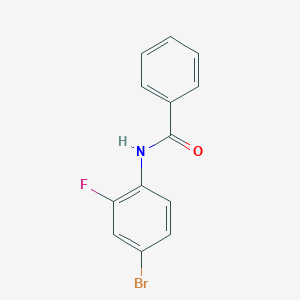 molecular formula C13H9BrFNO B291623 N-(4-bromo-2-fluorophenyl)benzamide 