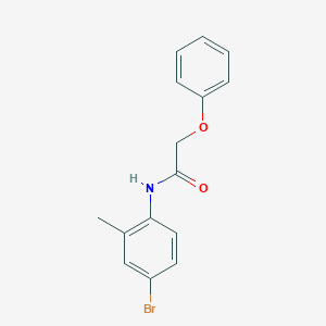 molecular formula C15H14BrNO2 B291624 N-(4-bromo-2-methylphenyl)-2-phenoxyacetamide 
