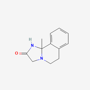 molecular formula C12H14N2O B2916312 10b-methyl-1,5,6,10b-tetrahydroimidazo[2,1-a]isoquinolin-2(3H)-one CAS No. 308108-06-7