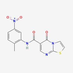N-(2-methyl-5-nitrophenyl)-5-oxo-5H-thiazolo[3,2-a]pyrimidine-6-carboxamide