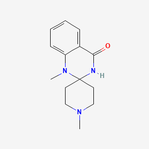 molecular formula C14H19N3O B2916330 1,1'-dimethylspiro[3H-quinazoline-2,4'-piperidine]-4-one CAS No. 1090021-29-6
