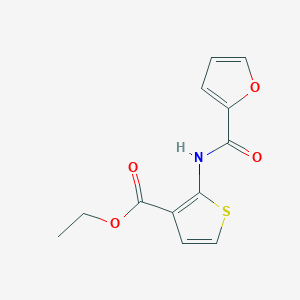 molecular formula C12H11NO4S B2916349 Ethyl 2-(furan-2-carboxamido)thiophene-3-carboxylate CAS No. 864940-48-7