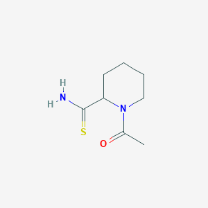 molecular formula C8H14N2OS B2916379 1-Acetylpiperidine-2-carbothioamide CAS No. 1485857-97-3