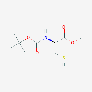 molecular formula C9H17NO4S B2916382 n-Boc-d-cysteine methyl ester CAS No. 133904-67-3