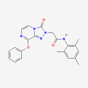 molecular formula C22H21N5O3 B2916435 N-间甲苯基-2-(3-氧代-8-苯氧基-[1,2,4]三唑并[4,3-a]嘧啶-2(3H)-基)乙酰胺 CAS No. 1251675-21-4