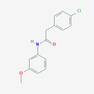 2-(4-chlorophenyl)-N-(3-methoxyphenyl)acetamide