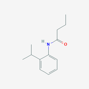 molecular formula C13H19NO B291645 N-(2-isopropylphenyl)butanamide 
