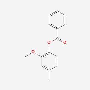 molecular formula C15H14O3 B2916512 2-甲氧基-4-甲苯基苯甲酸酯 CAS No. 17605-03-7