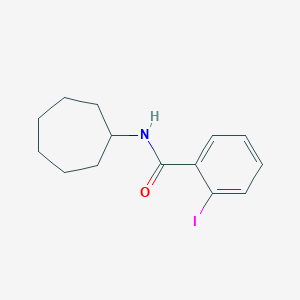 molecular formula C14H18INO B291658 N-cycloheptyl-2-iodobenzamide 