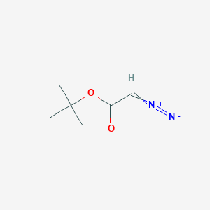 molecular formula C₆H₁₀N₂O₂ B029166 tert-Butyl diazoacetate CAS No. 35059-50-8