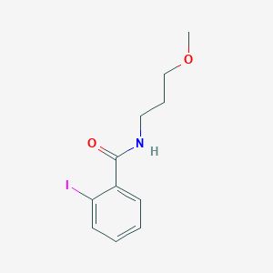 molecular formula C11H14INO2 B291660 2-iodo-N-(3-methoxypropyl)benzamide 