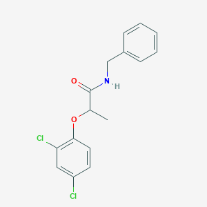 molecular formula C16H15Cl2NO2 B291663 N-benzyl-2-(2,4-dichlorophenoxy)propanamide 