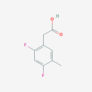 molecular formula C9H8F2O2 B2916637 2-(2,4-Difluoro-5-methylphenyl)acetic acid CAS No. 367955-02-0