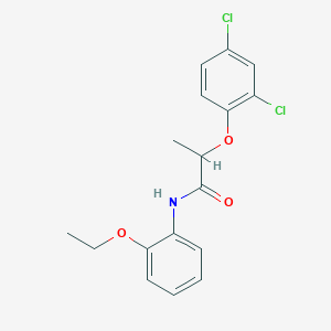 molecular formula C17H17Cl2NO3 B291666 2-(2,4-dichlorophenoxy)-N-(2-ethoxyphenyl)propanamide 