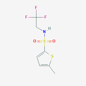 B2916664 5-Methyl-N-(2,2,2-trifluoroethyl)thiophene-2-sulfonamide CAS No. 2327039-82-5