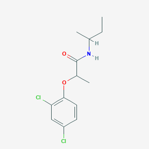 molecular formula C13H17Cl2NO2 B291669 N-(sec-butyl)-2-(2,4-dichlorophenoxy)propanamide 