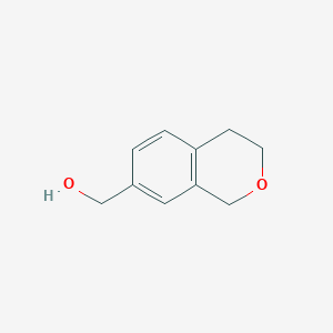 molecular formula C10H12O2 B2916736 Isochroman-7-ylmethanol CAS No. 1391113-48-6