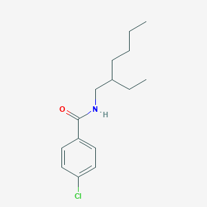 molecular formula C15H22ClNO B291674 4-chloro-N-(2-ethylhexyl)benzamide 