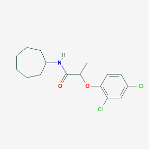 N-cycloheptyl-2-(2,4-dichlorophenoxy)propanamide