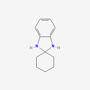 molecular formula C12H16N2 B2916774 螺[3-氮杂吲哚-2,1'-环己烷] CAS No. 3190-03-2