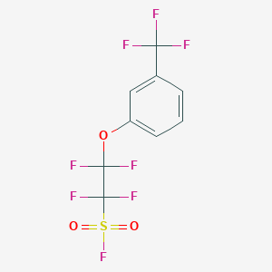 molecular formula C9H4F8O3S B2916789 3-Trifluoromethylphenoxytetrafluoroethanesulphonyl fluoride CAS No. 2368871-76-3