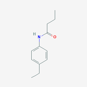 molecular formula C12H17NO B291680 N-(4-ethylphenyl)butanamide 