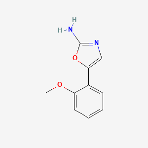 molecular formula C10H10N2O2 B2916810 5-(2-Methoxyphenyl)oxazol-2-amine CAS No. 1226198-48-6