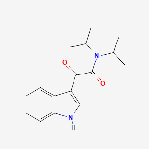 molecular formula C16H20N2O2 B2916817 2-(1H-indol-3-yl)-N,N-diisopropyl-2-oxoacetamide CAS No. 93537-80-5