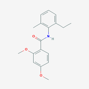 molecular formula C18H21NO3 B291684 N-(2-ethyl-6-methylphenyl)-2,4-dimethoxybenzamide 